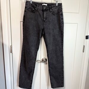 Lauren Conrad Boyfriend Stylish Black Denim Jeans size 10L